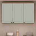 Ver mais imagens de Cozinha Completa Modulada 6 Peças 100% MDF Iluminata Verde/Mint/Ébano
