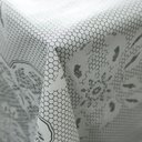 Ver imagem 3 de Toalha Mesa Plástica Térmica Renda Art 6 e 8 lugares 2,00