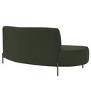 Ver mais imagens de Sofá Orgânico 02 Lugares 150cm Argos Pés Titânio Linho Verde Musgo - Nexta Casa