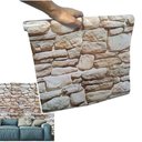 Ver mais imagens de Papel de Parede Adesivo Kit 36 Unidades Canjiquinha Pedra Casa Quarto Sala Decoraçao Ambiente
