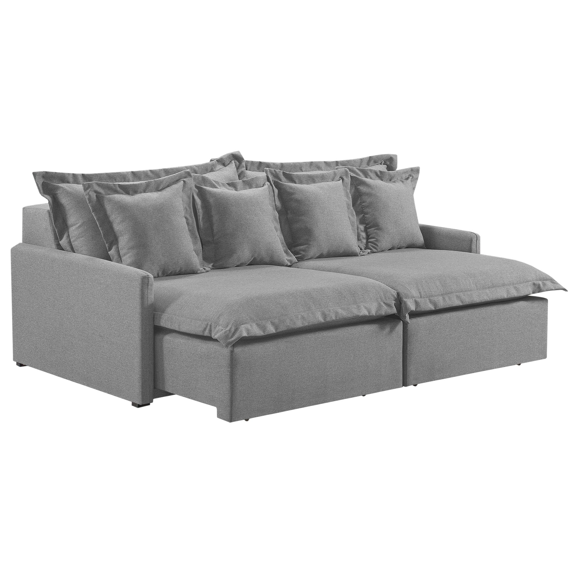 Sofá 3 Lugares Retrátil 214cm com Almofadas M145  - 11