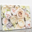 Ver imagem 2 de Quadro Rosas em Tons Pastéis Decorativo Canvas 100x70cm