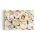 Ver imagem 1 de Quadro Rosas em Tons Pastéis Decorativo Canvas 100x70cm