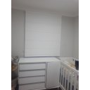 Ver imagem 1 de Persiana Romana Bk (linho Mesclado) - 1,20mx1,20m - BRANCO