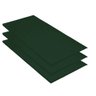 Kit 3 Colchonete Ginastica Academia Creche Yoga Fitness 95X59X3 Courino Verde Musgo - D A DECOR - 3
