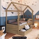 Ver imagem 2 de Cama Infantil Casinha com 2 Gavetas Infix C06 Aveiro - Mpozenato