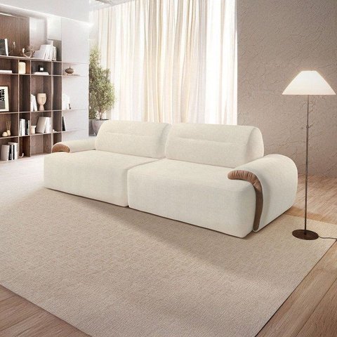 Sofá Fixo Living Sala de Estar 230cm Oslo