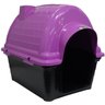 Casinha de Cachorro Cão Dog Plástica Iglu Número 6 Porte Grande Furacão Pet N6,0 Rosa - 1