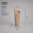 Ver imagem 3 de Vaso Florença Pequeno Decorativo de Cerâmica para Sala e Mesa Dunas