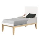 Ver imagem 6 de Dormitório Completo Infantil Classic 3 Portas, Cômoda 6 Gavetas, Berço Branco Fosco com Pés Madeira