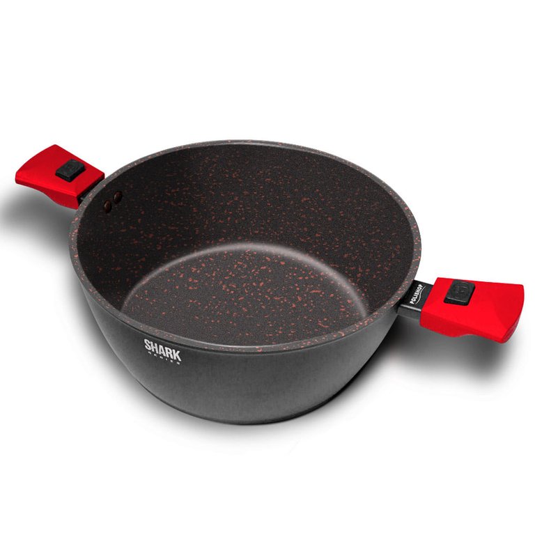 Panela Family Size 28cm Ichef Ultra Polishop Shark Series - Vermelha | Ichef Panela Family Size 28cm Ichef Ultra Polishop Shark Series - Vermelha | Ichef