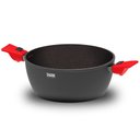Ver imagem 3 de Panela Family Size 28cm Ichef Ultra Polishop Shark Series - Vermelha | Ichef