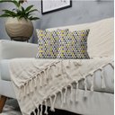 Ver imagem 2 de Kit 1 Manta para Sofá Bege 2,40 X 1,80 + 2 Capas de Almofada