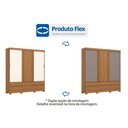 Ver imagem 6 de Guarda Roupa 3 Portas 6GAVETAS B386 Cin/Off/Avela - Henn
