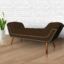 Ver imagem 3 de Conjunto Sienna Cabeceira e Recamier King 195 cm Corano Marrom