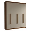 Ver imagem 3 de Guarda-Roupa Casal 6 Portas Batentes Saturno Madesa