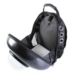 Mochila Pet Foguete Acrílico Panorâmica para Passeio - 3