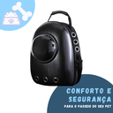 Ver imagem 1 de Mochila Pet Foguete Acrílico Panorâmica para Passeio