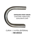 Ver imagem 4 de Curva 1.1/4 180 Grau (curta)