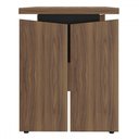 Ver imagem 4 de Mesa Escrivaninha Nogal/preto Y37 - Artany Móveis