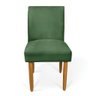 Cadeira de Jantar Carol Veludo Pés Palito Castanho - D'Rossi DRossi Cadeira Carol Verde - 3