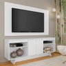 Rack com Painel Tulum 1,60m 55 Polegadas Branco - Móveis Arapongas Branco - 2
