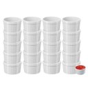 Ver imagem 1 de Kit20 Molheira Ramekin Potinho Pote Molho Petisco Coza 150ml