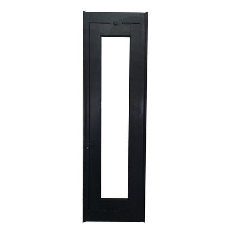 Vitro Capelinha Alumínio Preto Linha Veneza: 120 x 30