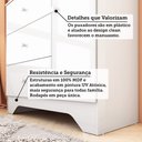 Ver imagem 7 de Cômoda Infantil 1 Porta e 3 Gavetas 100% MDF Cocada