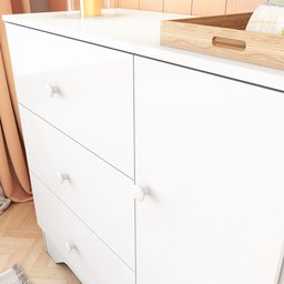 Cômoda Infantil 1 Porta e 3 Gavetas 100% MDF Cocada - 11