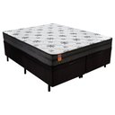 Ver imagem 1 de Cama Box Baú com Colchão Queen Molas Max Force Pérola 158x198 Inducol