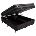 Ver imagem 2 de Cama Box Baú com Colchão Queen Molas Max Force Pérola 158x198 Inducol
