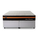 Ver imagem 5 de Conjunto Box Baú Super King Sirius Branco 193x203x72 c/ Molas Ensacadas