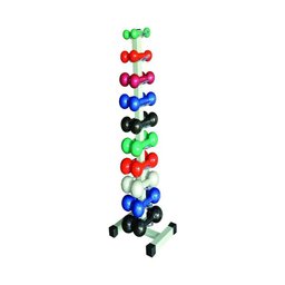Suporte de Halteres Reto para 10 Pares Academia Musculação - 1