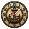 Relógio de Parede - Ancora Naval -efeito 3d -25x25x2cm - 1
