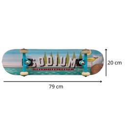 Skate Iniciante Sodium Azul Claro - 2