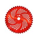 Ver imagem 2 de Kit 05 Lâminas para Roçadeira Circular 40 Dentes Videa Toyama 255×25,4×2,0mm Vermelha