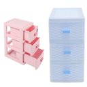 Ver imagem 1 de GAVETEIRO INFANTIL ORGANIZADOR DE MESA 3 GAVETAS CAIXA PORTA JOIAS LAPIS BRINQUEDOS ESTOJO