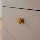 Ver imagem 7 de Conjunto para Quarto de Bebê Berço Mini Cama Cômoda 3 Gavetas Bala de Goma Espresso Móveis