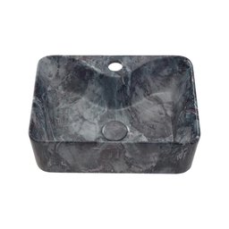 Cuba De Apoio Para Banheiro Retangular Slim Louça Cerâmica 40 cm Cornalina Pingoo.casa - - 1