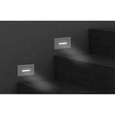 Ver imagem 2 de Balizador Horizontal Margirius Sleek com Placa 4x2 Branco 3000k - Luz Amarela Bivolt