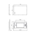 Ver imagem 3 de Balizador Horizontal Margirius Sleek com Placa 4x2 Branco 3000k - Luz Amarela Bivolt