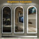 Ver imagem 3 de Takywep Espelho Led Corpo Inteiro 160x50cm Arco Preto Iluminado