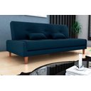 Ver imagem 2 de Sofá Cama Blanca 3 Lugares Sala Premium Suede Azul Matrix