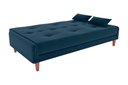 Ver imagem 4 de Sofá Cama Blanca 3 Lugares Sala Premium Suede Azul Matrix