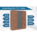 Ver imagem 2 de Guarda Roupa 6 Portas 3 Gav Troy 1151 Carraro Freijo