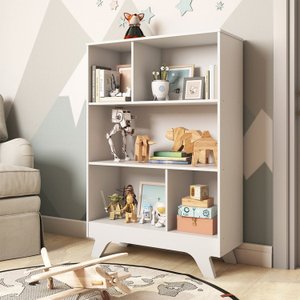 Estante Retro em MDF 5 Nichos 