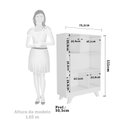 Ver imagem 3 de Estante Retro em MDF 5 Nichos