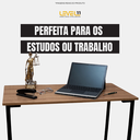 Ver imagem 2 de Mesa para Escritório Estilo Industrial 90x45 - Madeirado