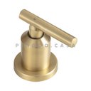 Ver imagem 4 de Torneira Para Banheiro Inox Misturador Duplo Comando Tefé Pingoo.casa - Dourado